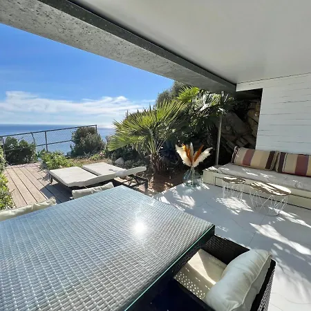 Luxueux Appartement - Vue Mer - Piscine - Free Parking - Monaco Cap-d'Ail Exterior photo