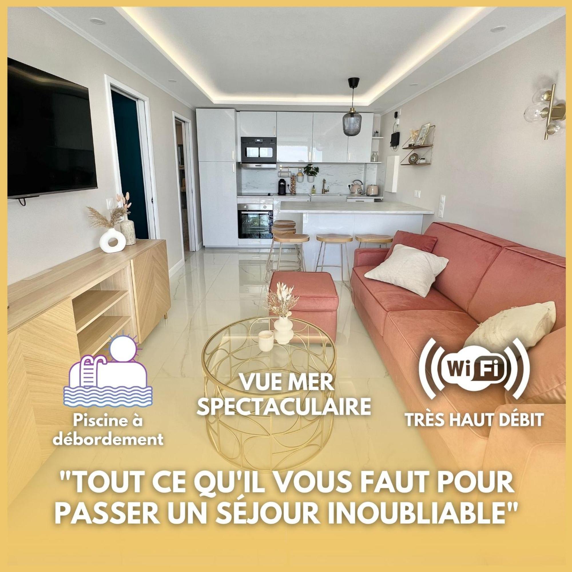 Apartment Luxueux - Vue - Piscine - Free Parking - Monaco *